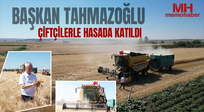 Şahinbey'de Hasat Sevinci: Belediye Desteği Tarlalara Bereket Oldu