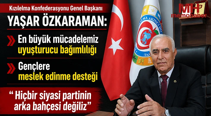 Yaşar Özkaraman: En büyük mücadelemiz uyuşturucu bağımlılığı