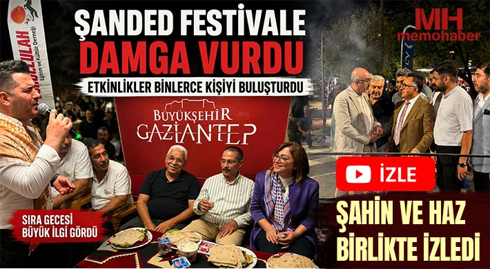 ŞANDED Festivale Damga Vurdu