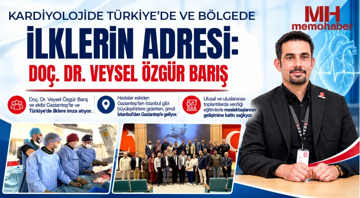 Kardiyolojide Türkiye’de ve Bölgede İlklerin Adresi: Doç. Dr. Veysel Özgür Barış