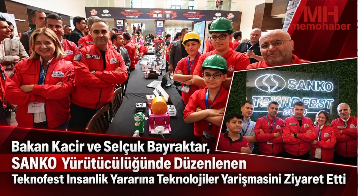TEKNOFEST’te SANKO’ya Üst Düzey Ziyaret