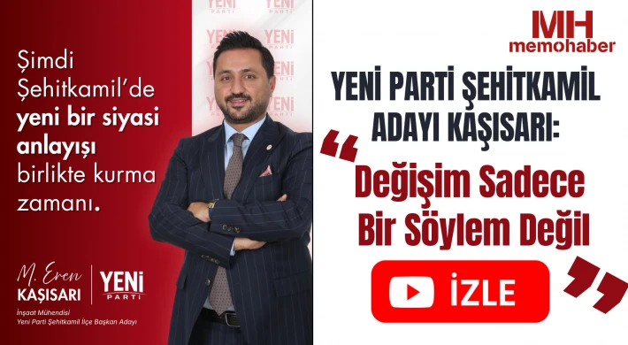 YENİ Parti’de Kaşısarı’dan Ortak Akıl ve Katılım Vurgusu