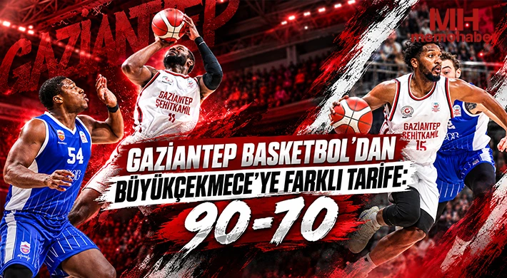 Gaziantep Basketbol Moral Buldu! Büyükçekmece’yi Devirdi