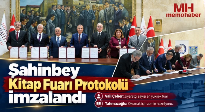 Şahinbey Kitap Fuarı Protokolü imzalandı