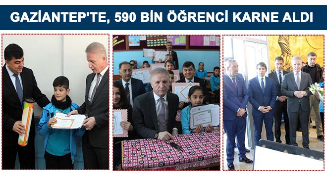 77 bini Suriyeli, 590 bin öğrencinin karne sevinci