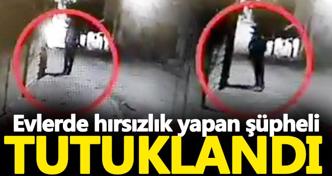 8 ayrı suç kaydı bulunan şüpheli, hırsızlık yaparken yakalandı