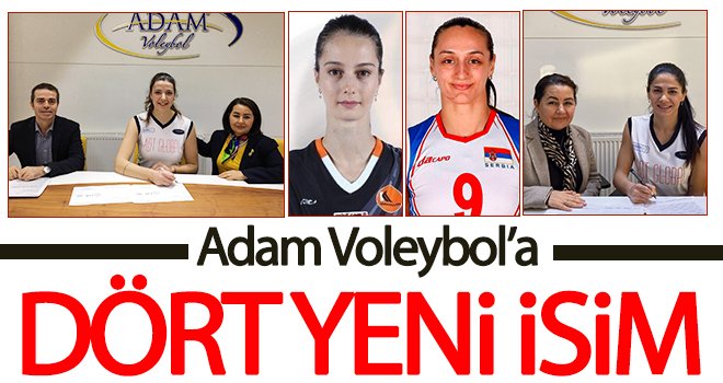 Adam Voleybol, 4 ismi renklerine bağladı
