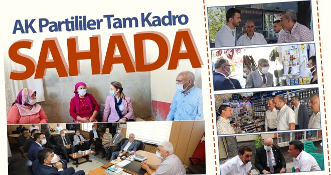 AK Partililer Tam Kadro Sahada