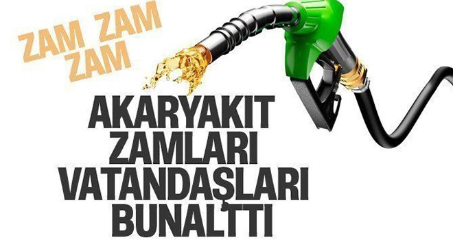 Akaryakıta yeniden zam geliyor!