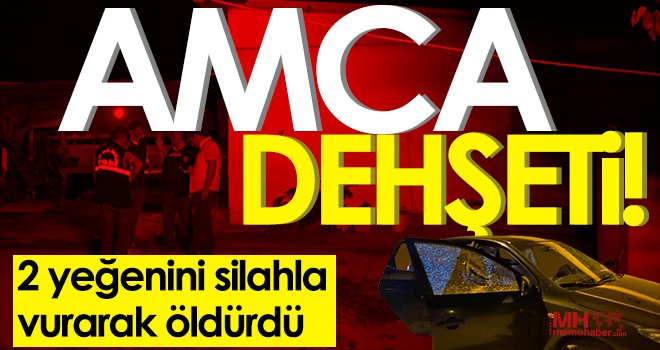 Amca dehşet saçtı: Husumetli olduğu 2 yeğenini silahla vurarak öldürdü