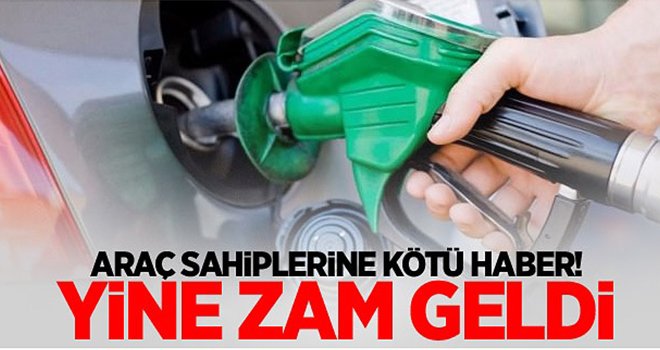 Araç sahiplerine üzücü haber! Benzine zam yolda...