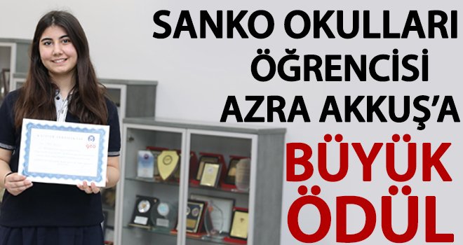Azra Akkuş'a yurt dışı eğitimi ödülü