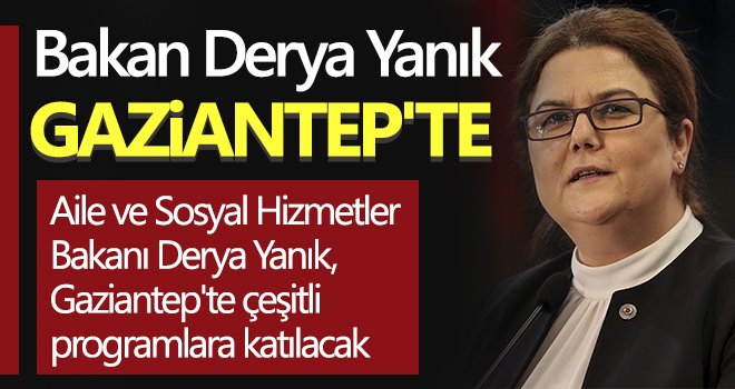 Bakan Yanık'ın Gaziantep temasları yoğun geçecek
