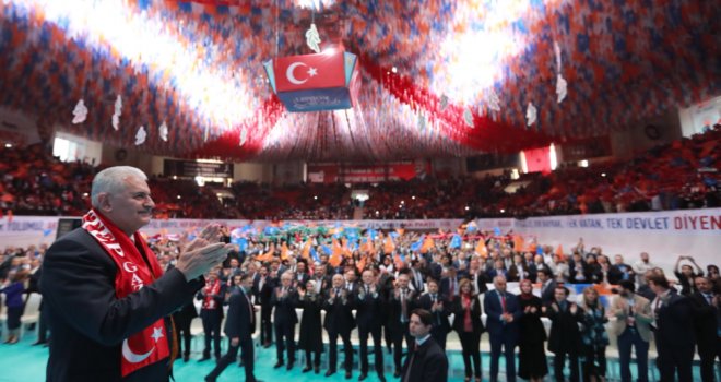 Başbakan AK Parti Gaziantep 5. Gençlik Kolları Kongresinde