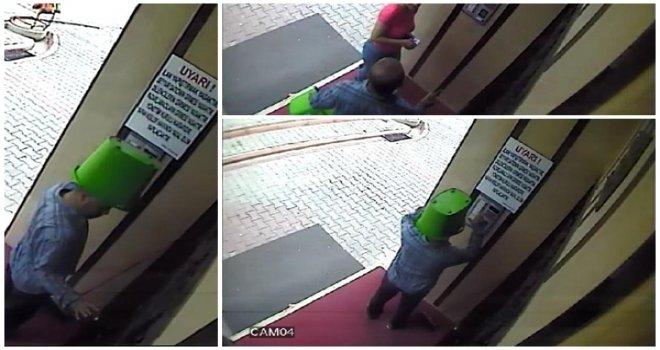 BAŞINA KOVA GEÇİREN UYANIK HIRSIZ YAKALANDI