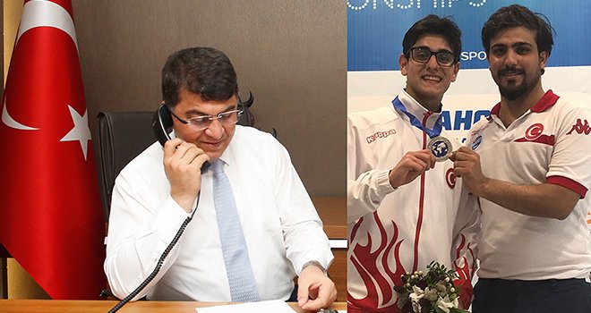 Başkan Fadıloğlu, milli sporcuları kutladı