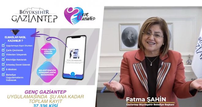 Başkan Şahin, ‘Genç Gaziantep’ uygulaması hakkında konuştu