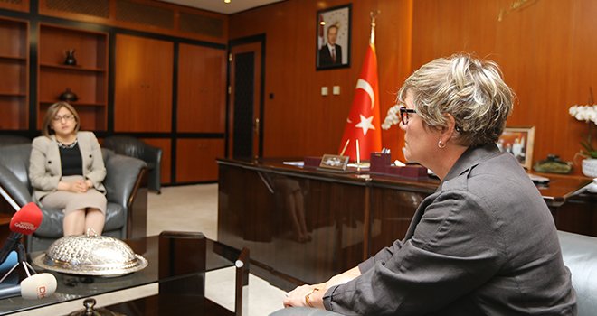 Başkan Şahin’e ziyaret