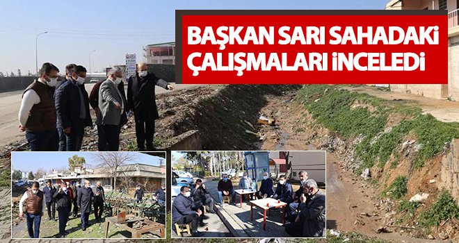 Başkan Sarı, yapılacak çalışmalarla ilgili bilgi aldı