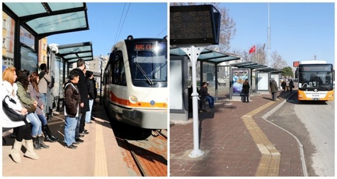 BAYRAMDA OTOBÜS VE TRAMVAY ÜCRETSİZ