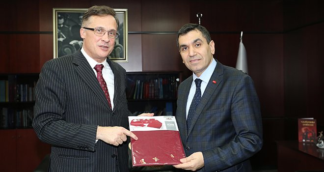 Belarus Büyükelçisi'nden GTO'ya ziyaret