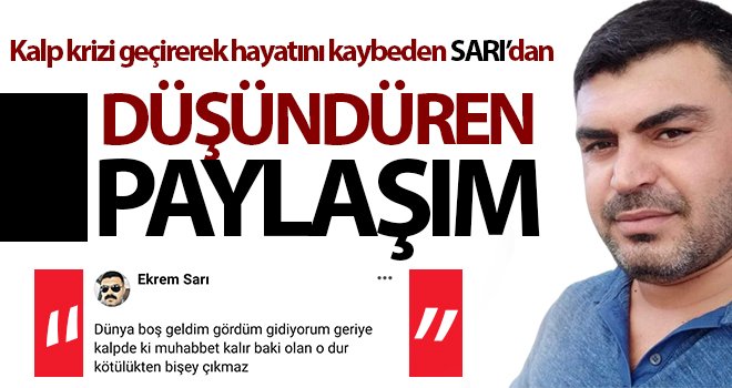 Belediye personelinden ölmeden önce ders veren paylaşım!