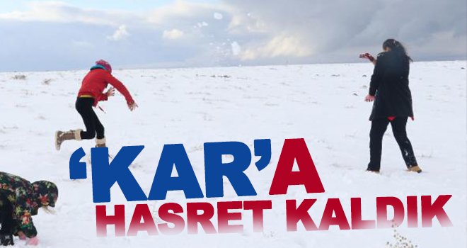 Beyaz örtüyü görmek isteyenler Karacadağ'a akın etti