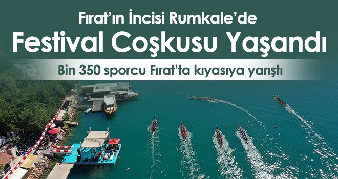 Bin 350 sporcu Fırat’ta kıyasıya yarıştı