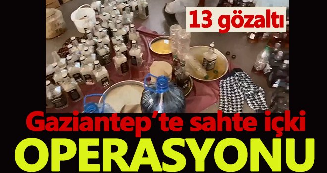 Bin 500 litre etil alkol, 3 bin şişe sahte içki ele geçirildi