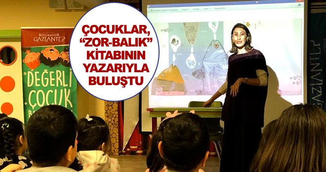 Büşra Tarçalır Erol, çocuklarla buluştu