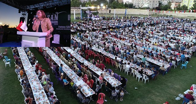 Büyükşehir Nizip'te İftar Sofrasında Buluştu