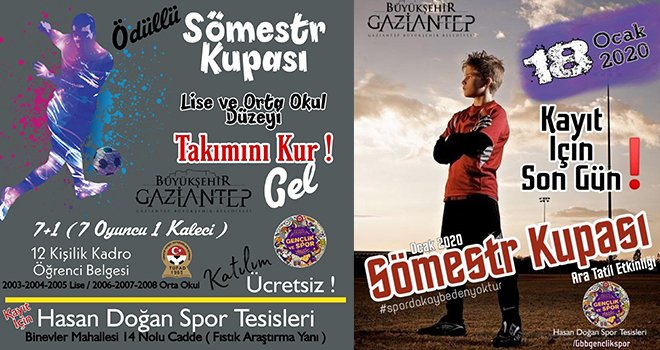 Büyükşehir'den öğrenciler için 'Ara Tatil Kupası'