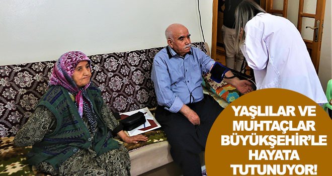 Büyükşehir'den yaşlı ve muhtaçlara yardım
