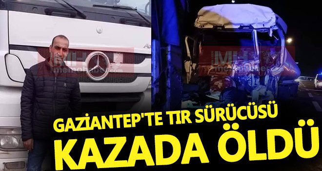 Çarptığı TIR'a sıkışarak feci şekilde can verdi