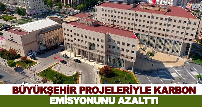 Çevre dostu Büyükşehir Belediyesi