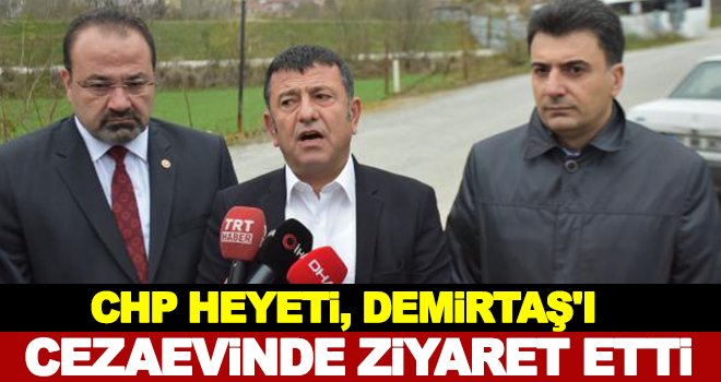 CHP heyetinden Demirtaş'a ziyaret!..