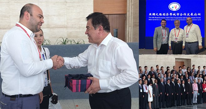 ÇİN’DEKİ İPEK YOLU İŞBİRLİĞİ FORUMUNA KATILDI