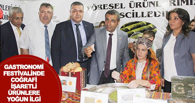 ‘Coğrafi İşaretli Ürünlerin’ sergisi yoğun ilgi gördü