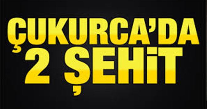 Çukurca'da 2 şehit!