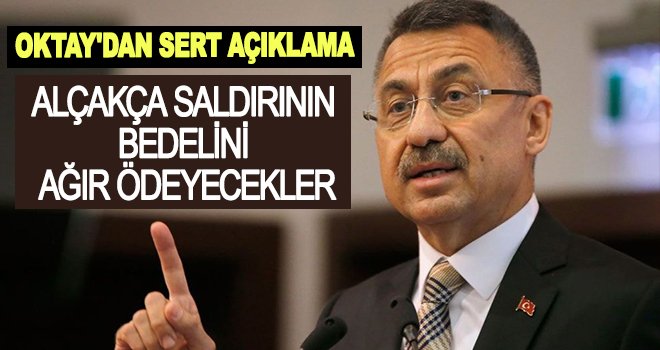 Cumhurbaşkanı Yardımcısı Oktay: Saldırının bedelini ağır ödeyecek