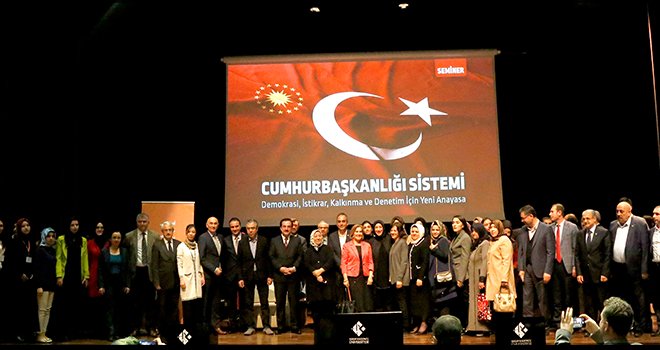 Cumhurbaşkanlığı sistemi için yeni anayasa anlatıldı