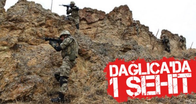 Dağlıca'da PKK'lılar üs bölgesine saldırdı; 1 asker şehit
