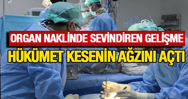 Devletten organ nakline büyük destek