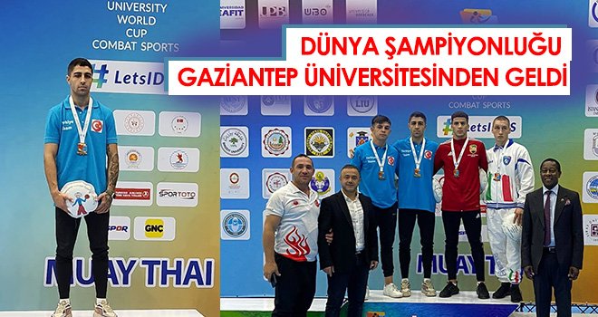Dünya şampiyonluğu Gaziantep Üniversitesinden geldi