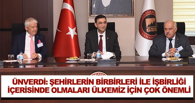 Edirne Ticaret ve Sanayi Odası heyetinden GSO'ya ziyaret