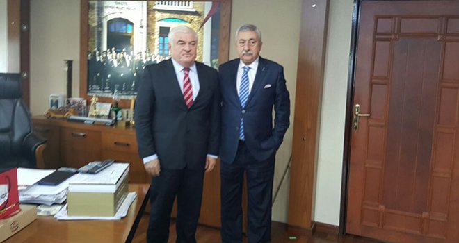 EKİCİ VE PALANDÖKEN ‘ESNAF’ İÇİN BULUŞTU