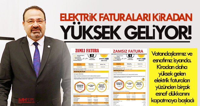 Esnafın elektrik faturası kiradan yüksek geliyor!