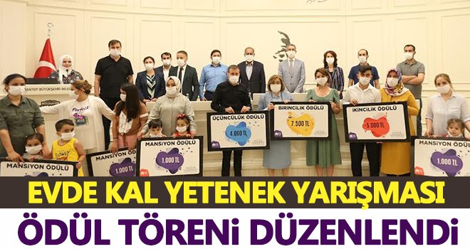Evde Kal Yetenek Yarışması Ödül Töreni...