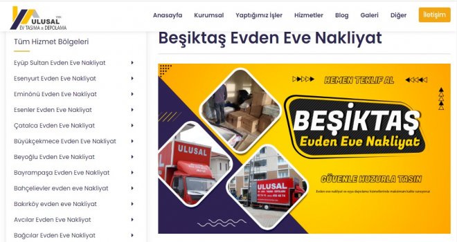 Evden Eve Nakliyat Ulusal Nakliyat