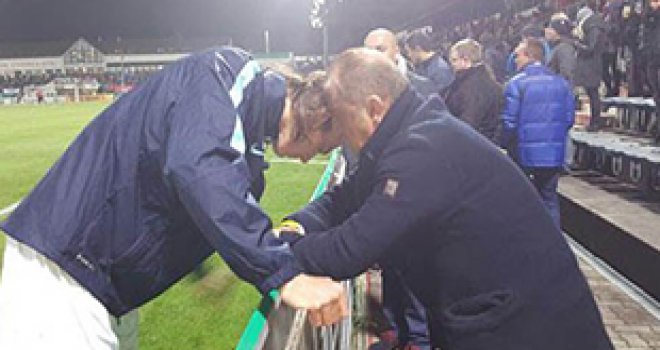 Fatih Terim Atınç Nukan'ı izledi